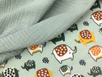 Bio Kuschelsweat Elefant hellmint