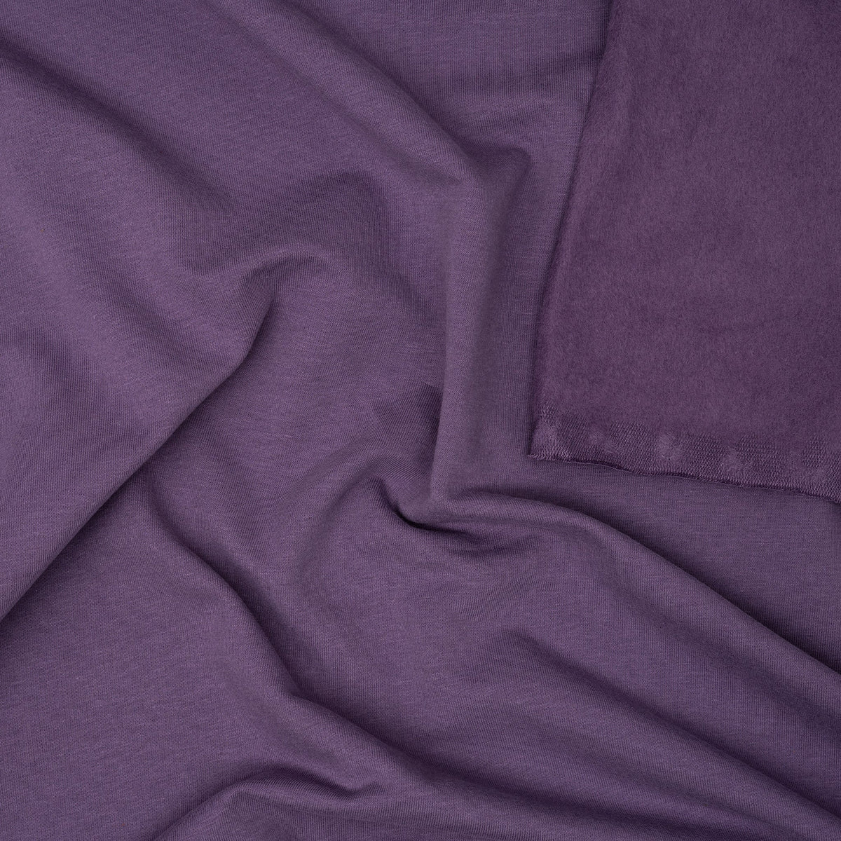 Bio Kuschelsweat Lila | Stoffwerk