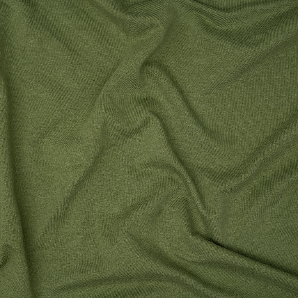 Bio Kuschelsweat Olivgrün Hell | Stoffwerk