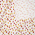Bio Kuschelsweat Pinselstriche Weiß