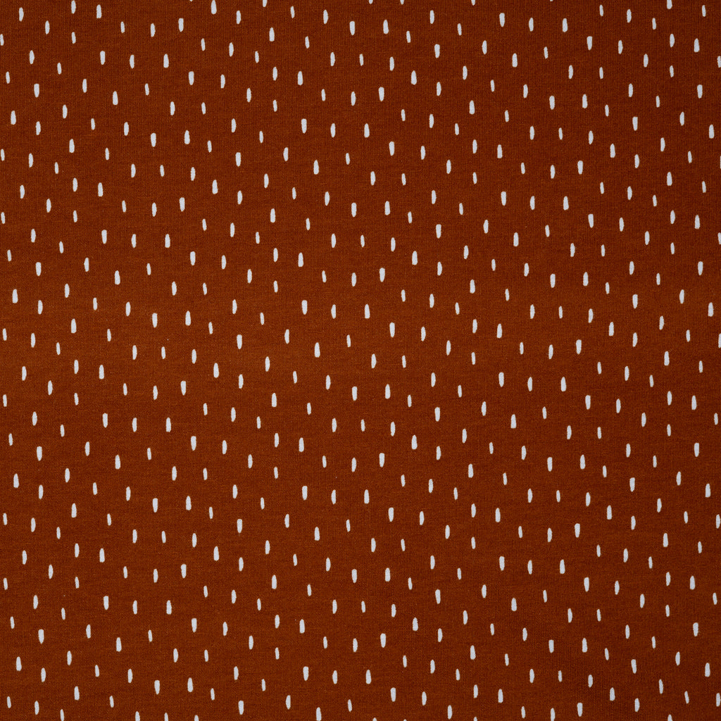 Bio Kuschelsweat Rehkitz Cognac Dunkel