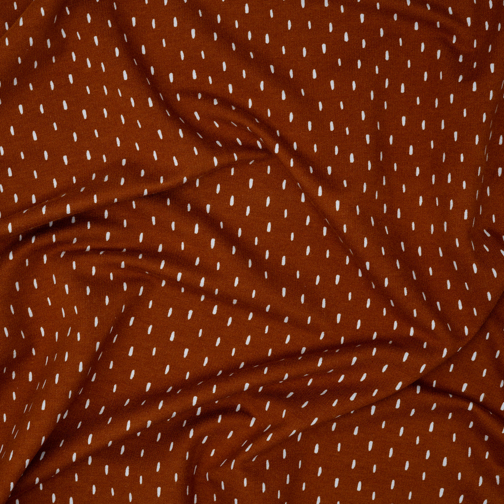 Bio Kuschelsweat Rehkitz Cognac Dunkel