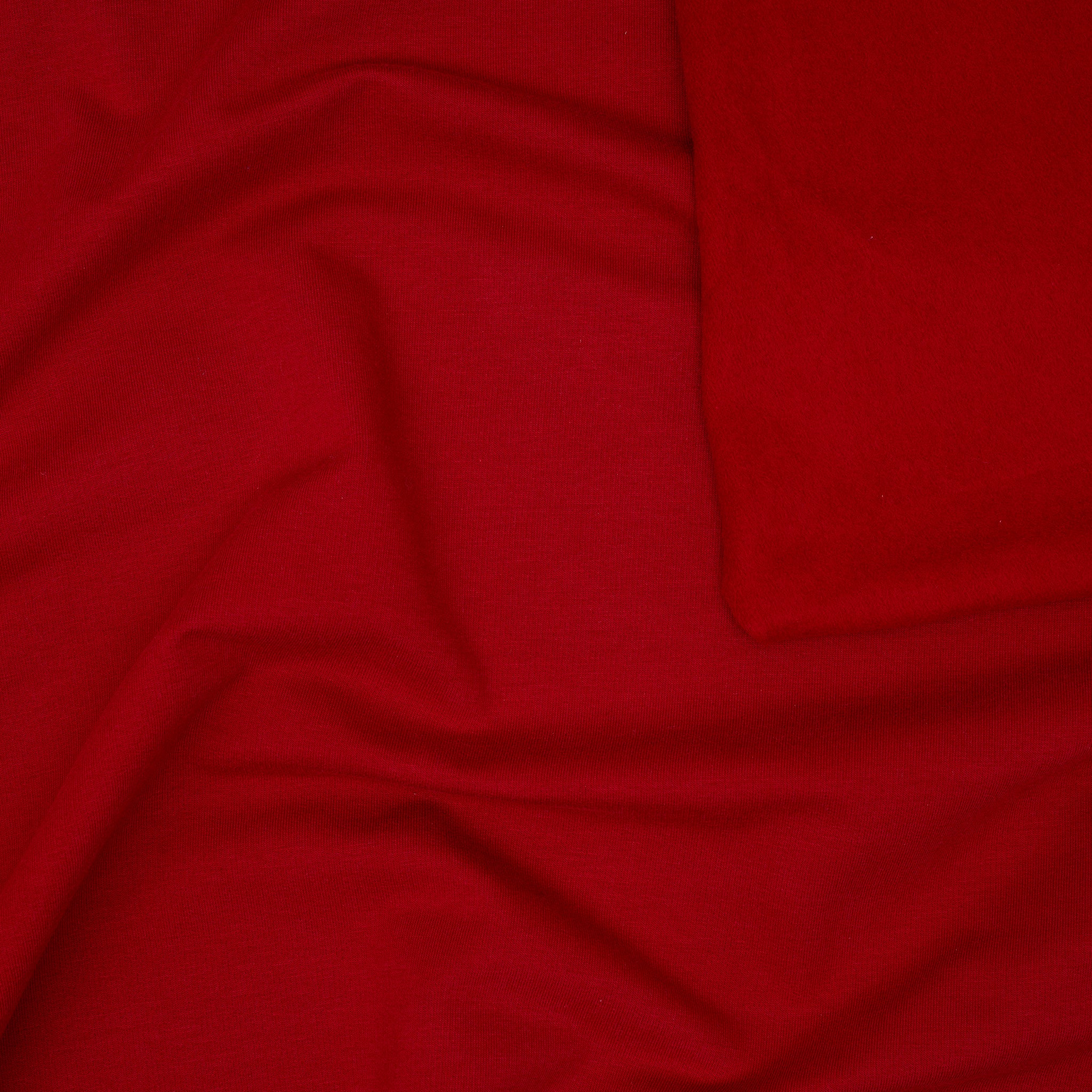 Bio Kuschelsweat Rot | Stoffwerk
