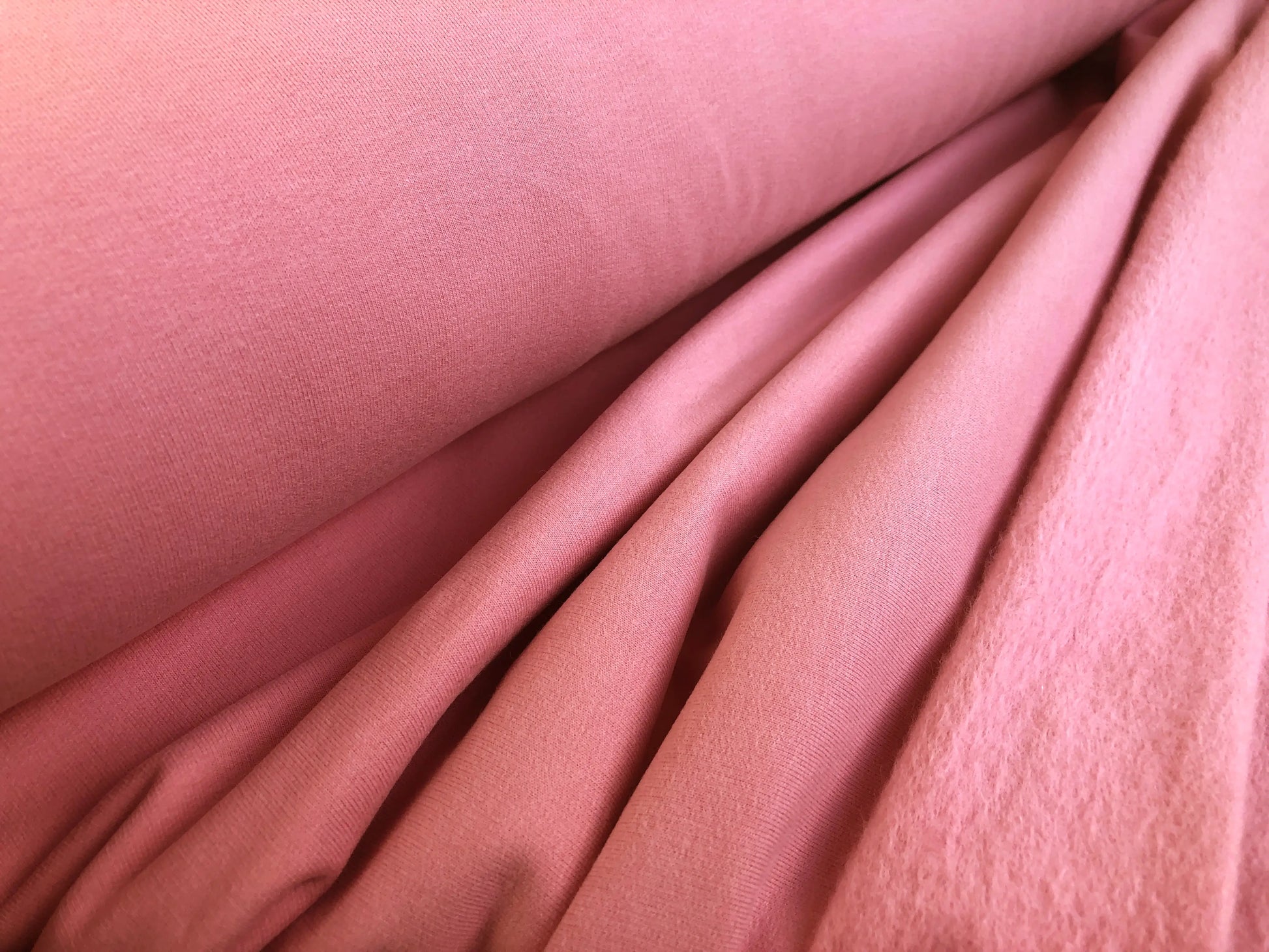 Bio Kuschelsweat saftiges altrosa