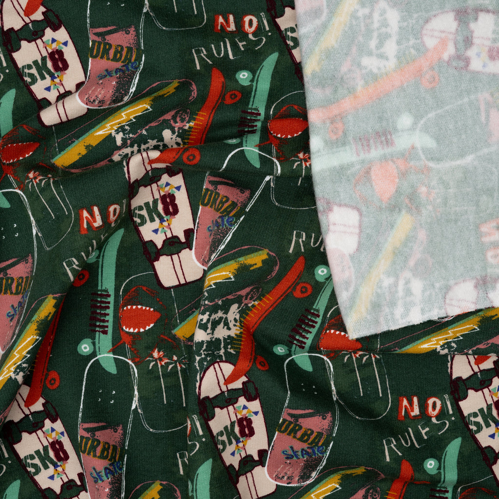 Bio Kuschelsweat Skateboard | Stoffwerk