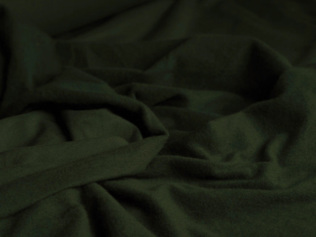 Bio Kuschelsweat Tannengrün | Stoffwerk