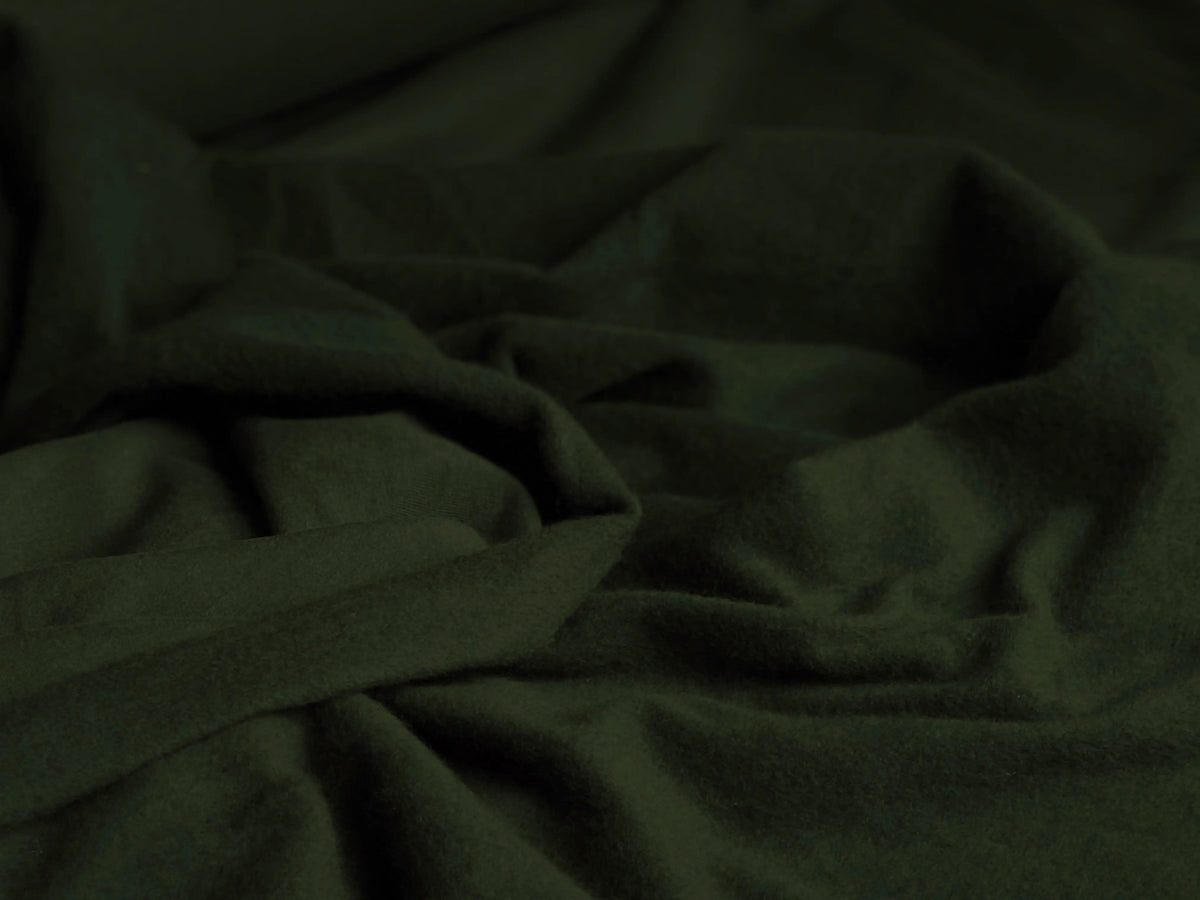 Bio Kuschelsweat Tannengrün | Stoffwerk