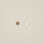 Bio Makassar-Perlmuttknopf Naturbeige (10 mm)