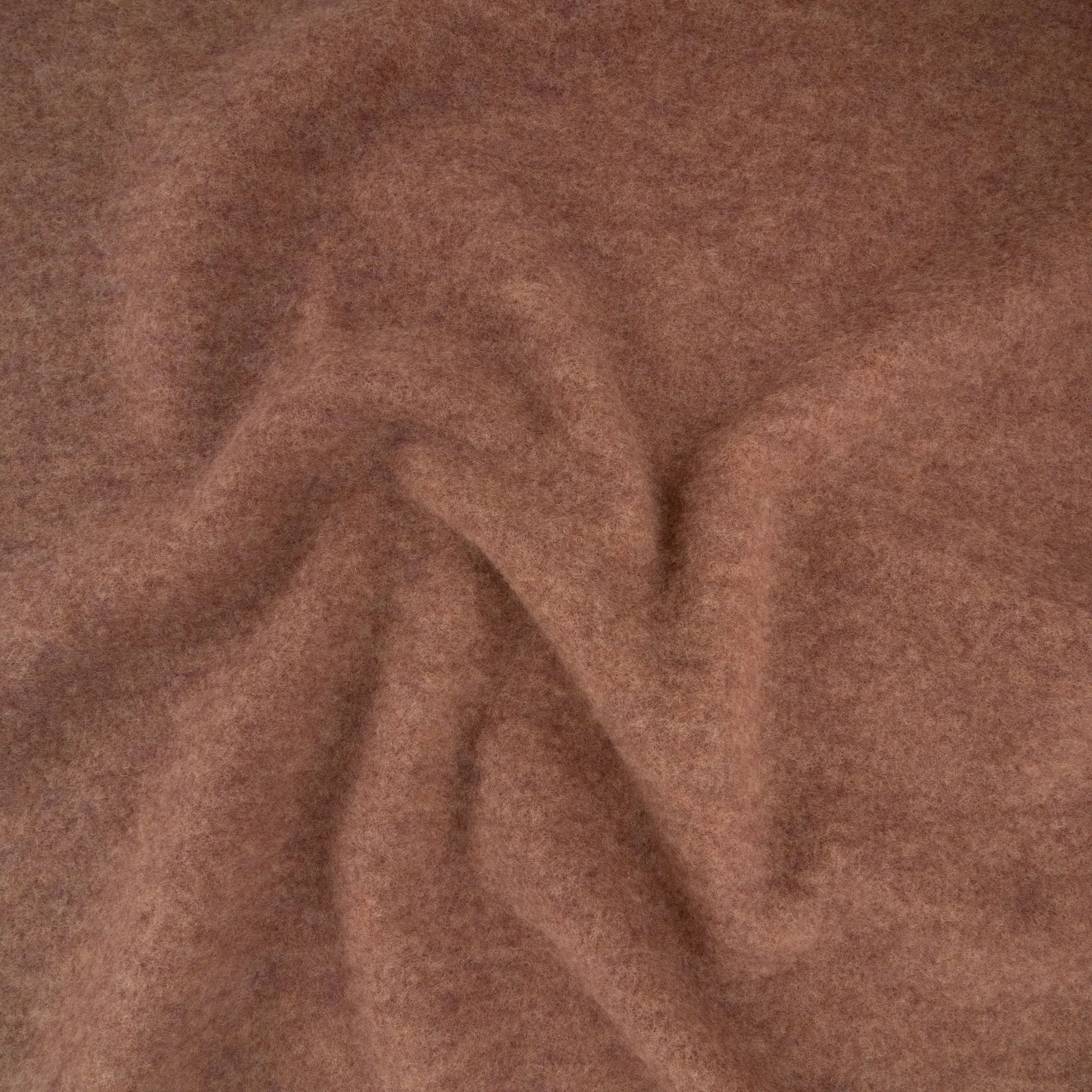 Bio Merino Wollfleece Altrosa meliert