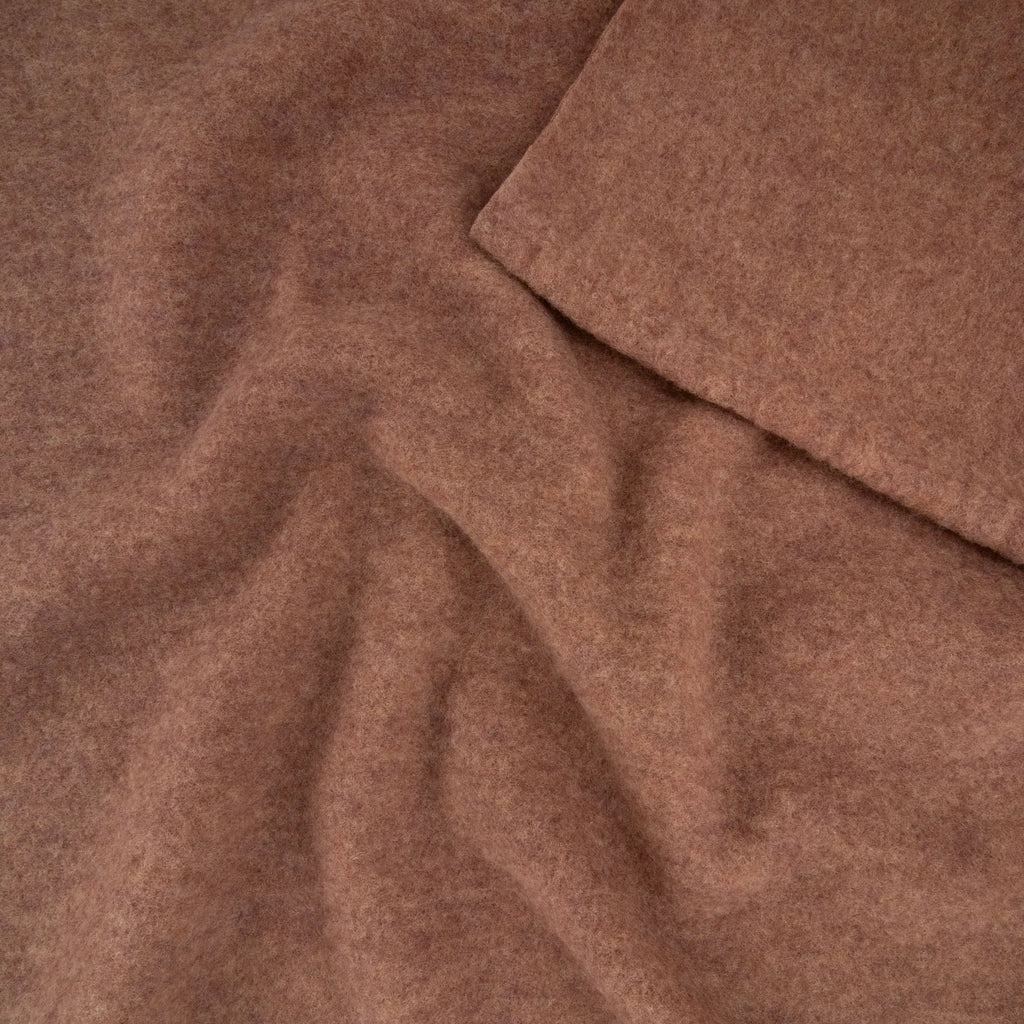 Bio Merino Wollfleece Altrosa meliert