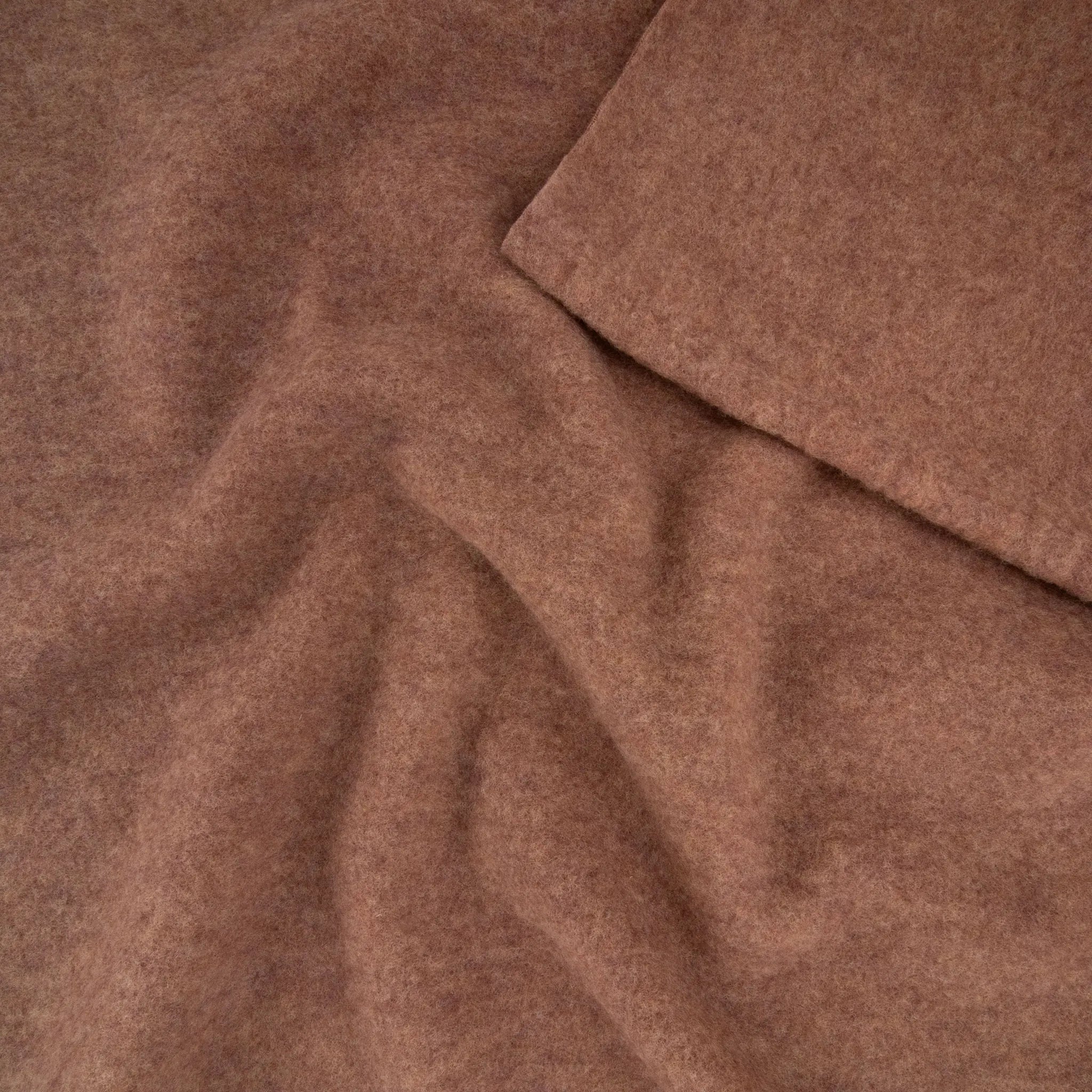 Bio Merino Wollfleece Altrosa meliert