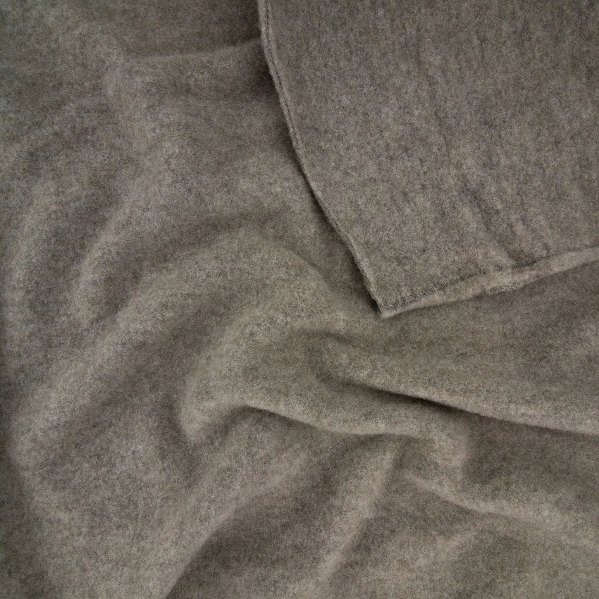 Bio Merino Wollfleece Beige meliert