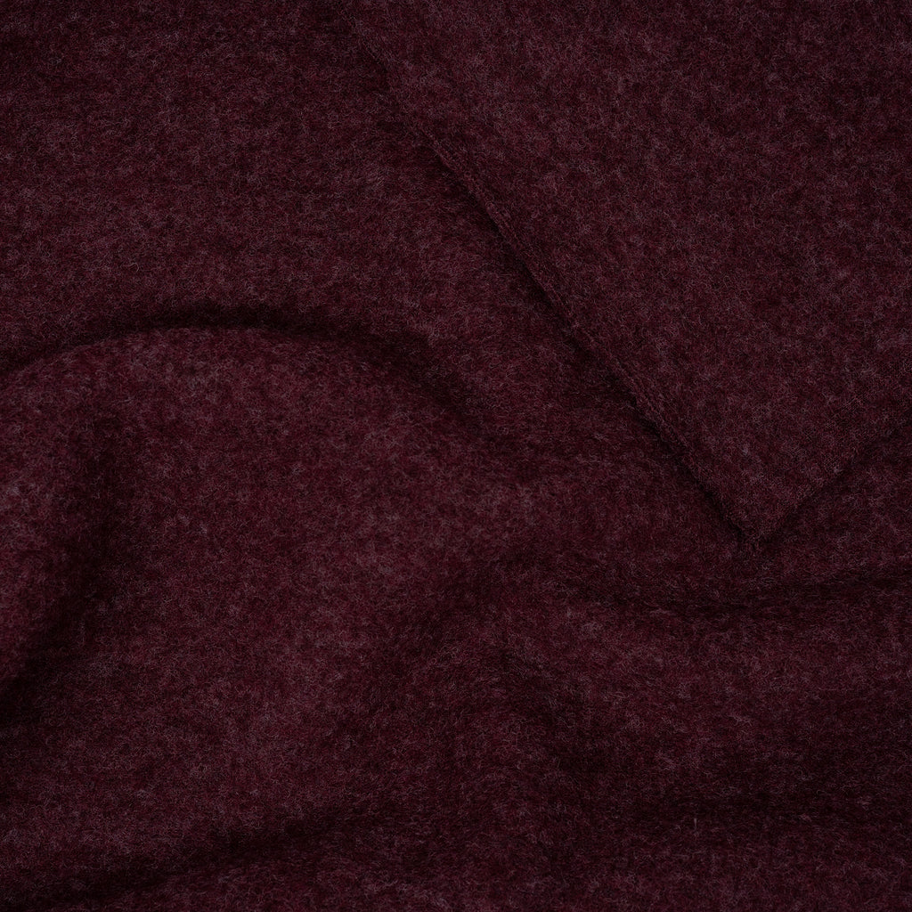 Bio Merino Wollfleece Bordeaux Melange