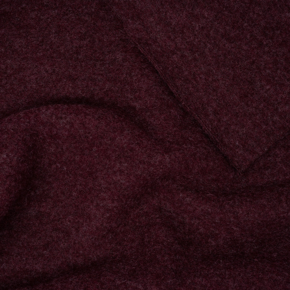 Bio Merino Wollfleece Bordeaux Melange