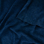 Bio Merino Wollfleece Dunkelblau meliert