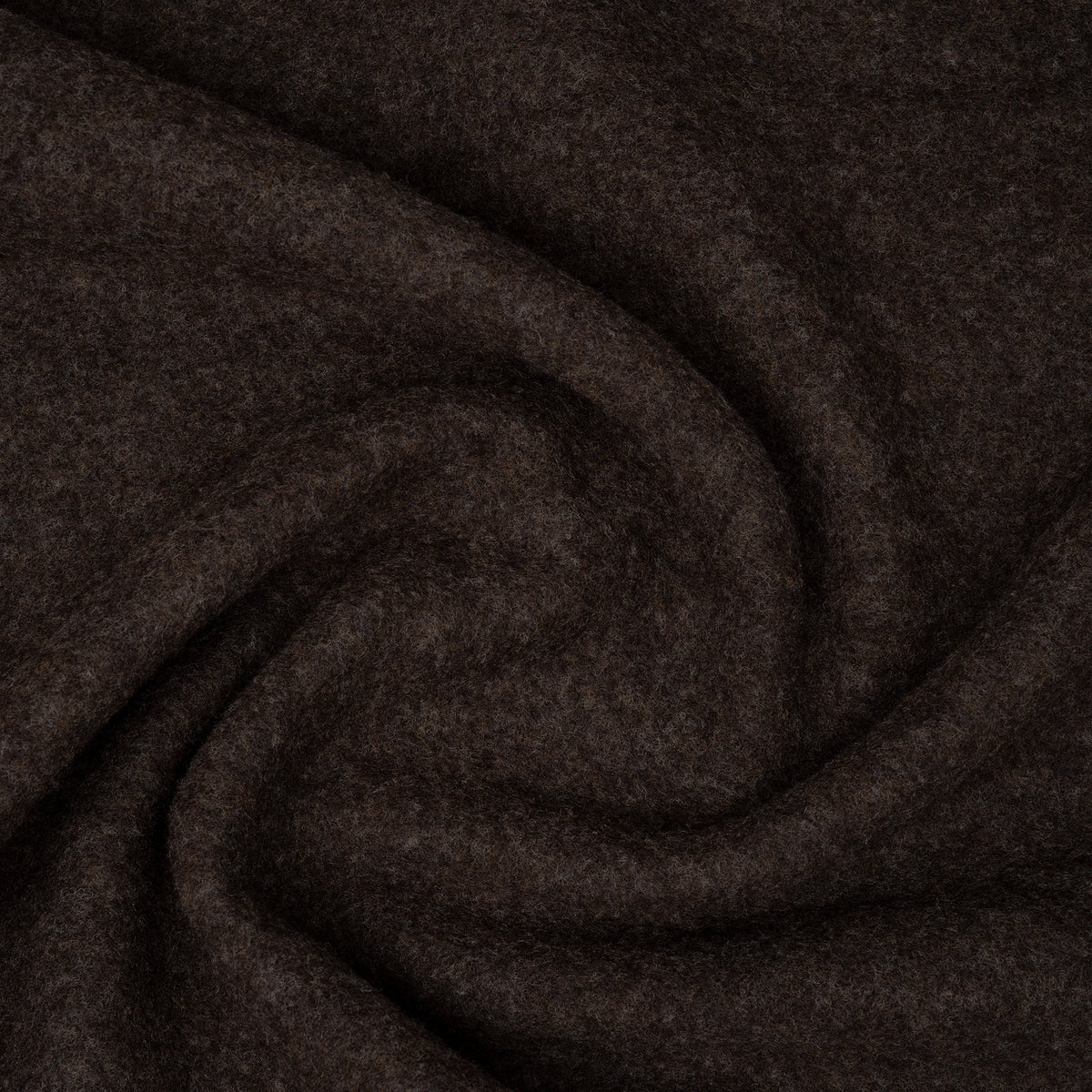 Bio Merino Wollfleece Dunkelbraun Melange