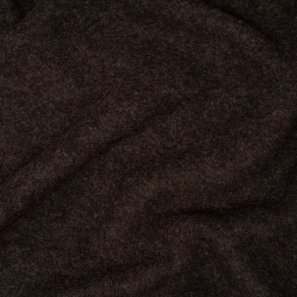 Bio Merino Wollfleece Dunkelbraun Melange