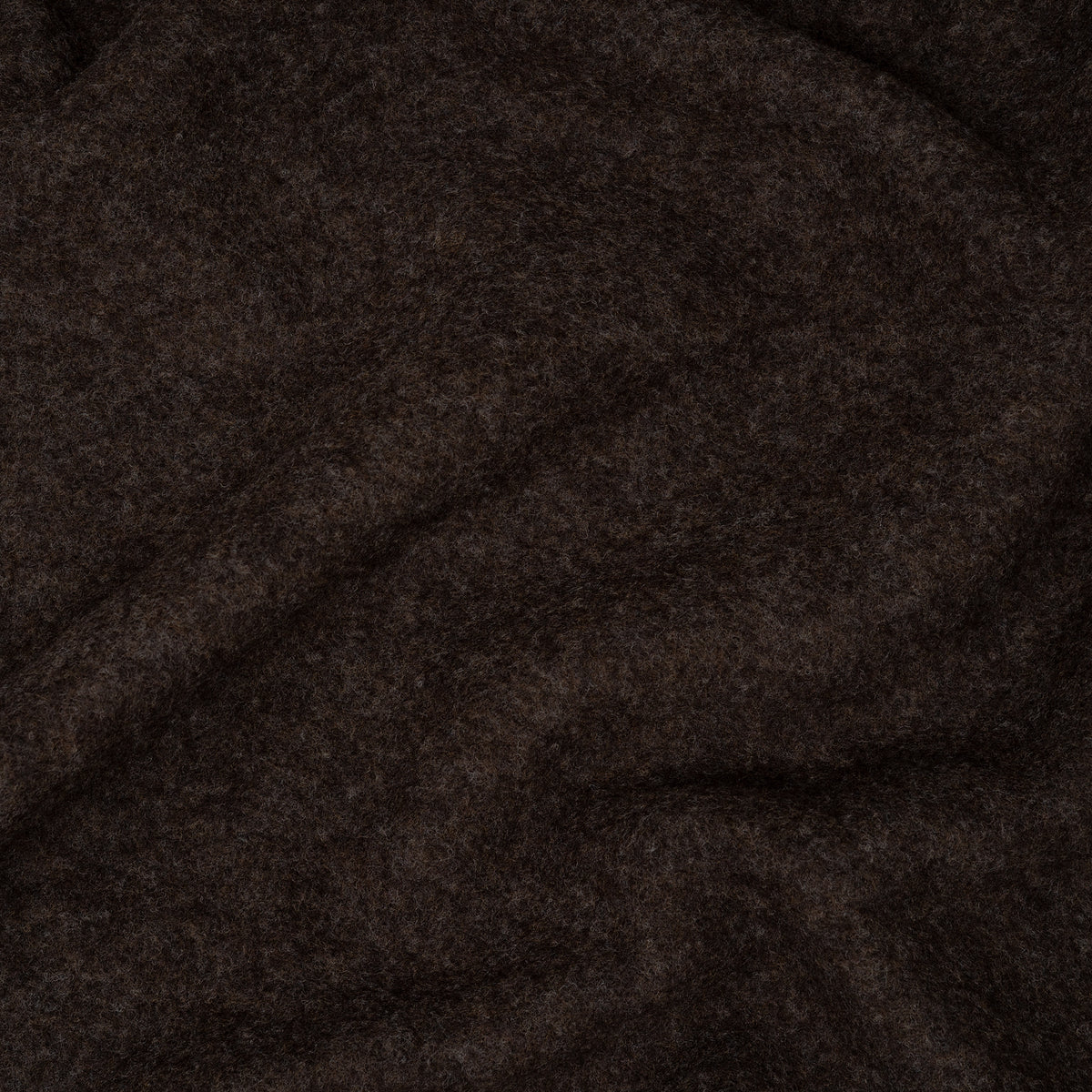 Bio Merino Wollfleece Dunkelbraun Melange