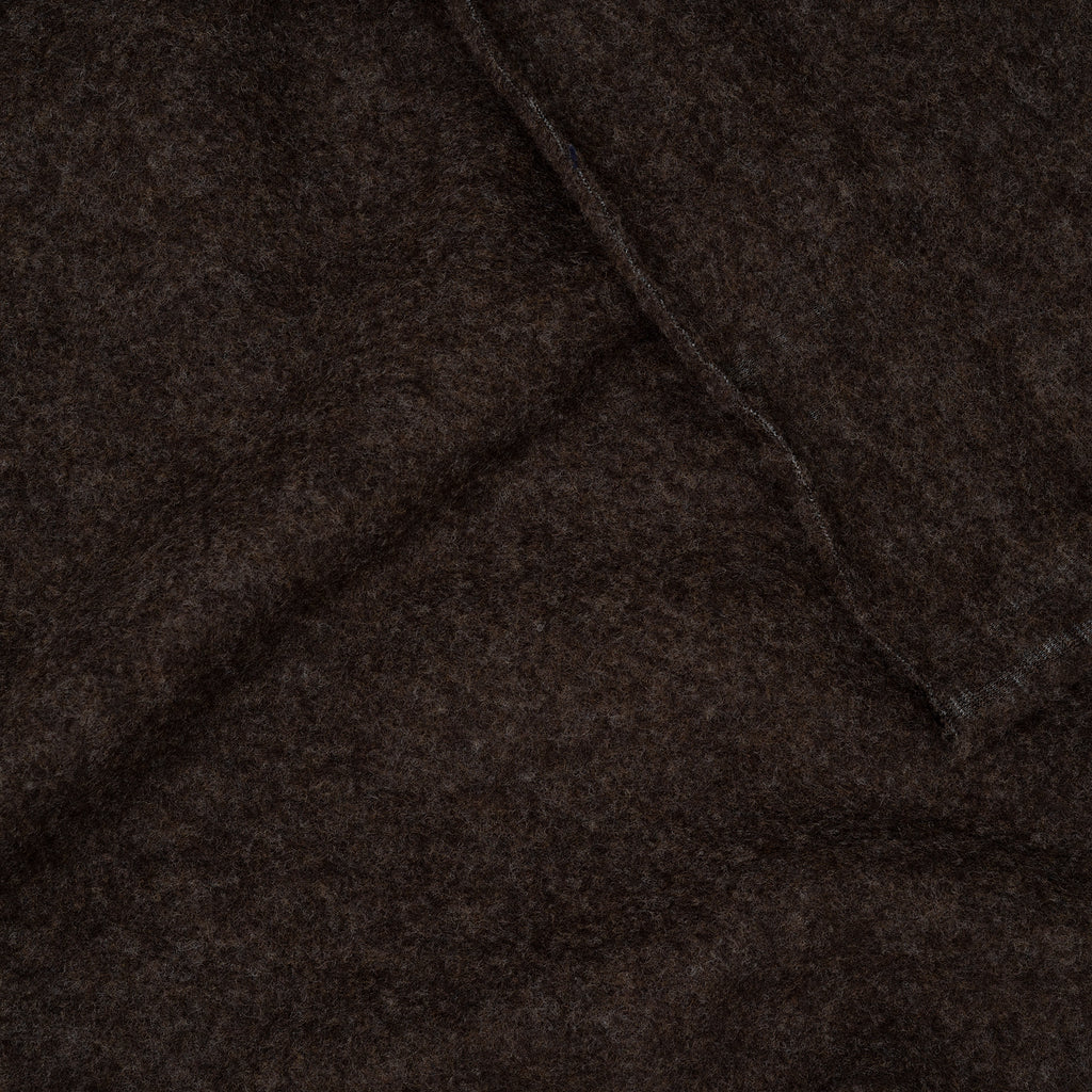Bio Merino Wollfleece Dunkelbraun Melange