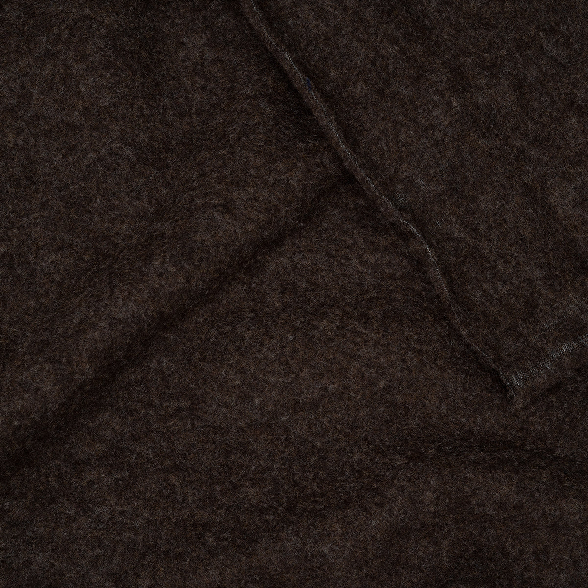Bio Merino Wollfleece Dunkelbraun Melange