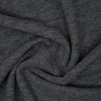 Bio Merino Wollfleece Dunkelgrau Melange | Stoffwerk