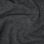 Bio Merino Wollfleece Dunkelgrau Melange | Stoffwerk
