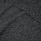 Bio Merino Wollfleece Dunkelgrau Melange | Stoffwerk