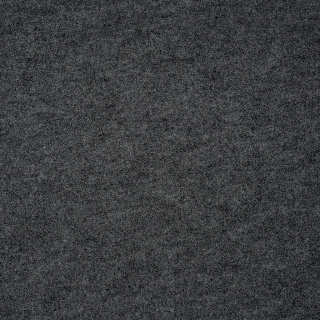Bio Merino Wollfleece Dunkelgrau Meliert | Stoffwerk