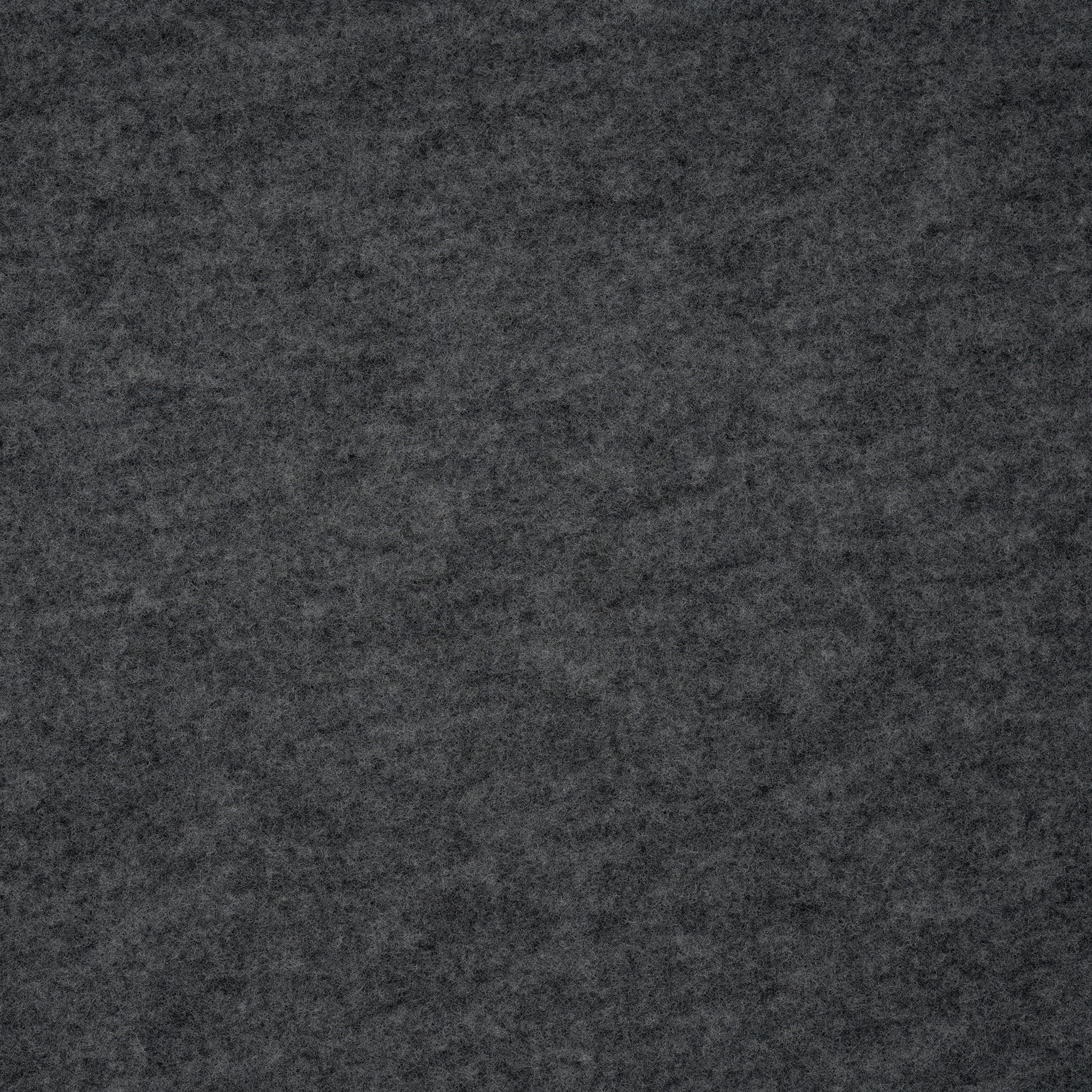 Bio Merino Wollfleece Dunkelgrau Meliert | Stoffwerk