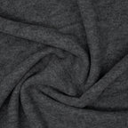 Bio Merino Wollfleece Dunkelgrau Meliert | Stoffwerk