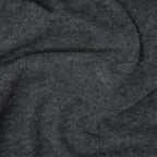 Bio Merino Wollfleece Dunkelgrau Meliert | Stoffwerk