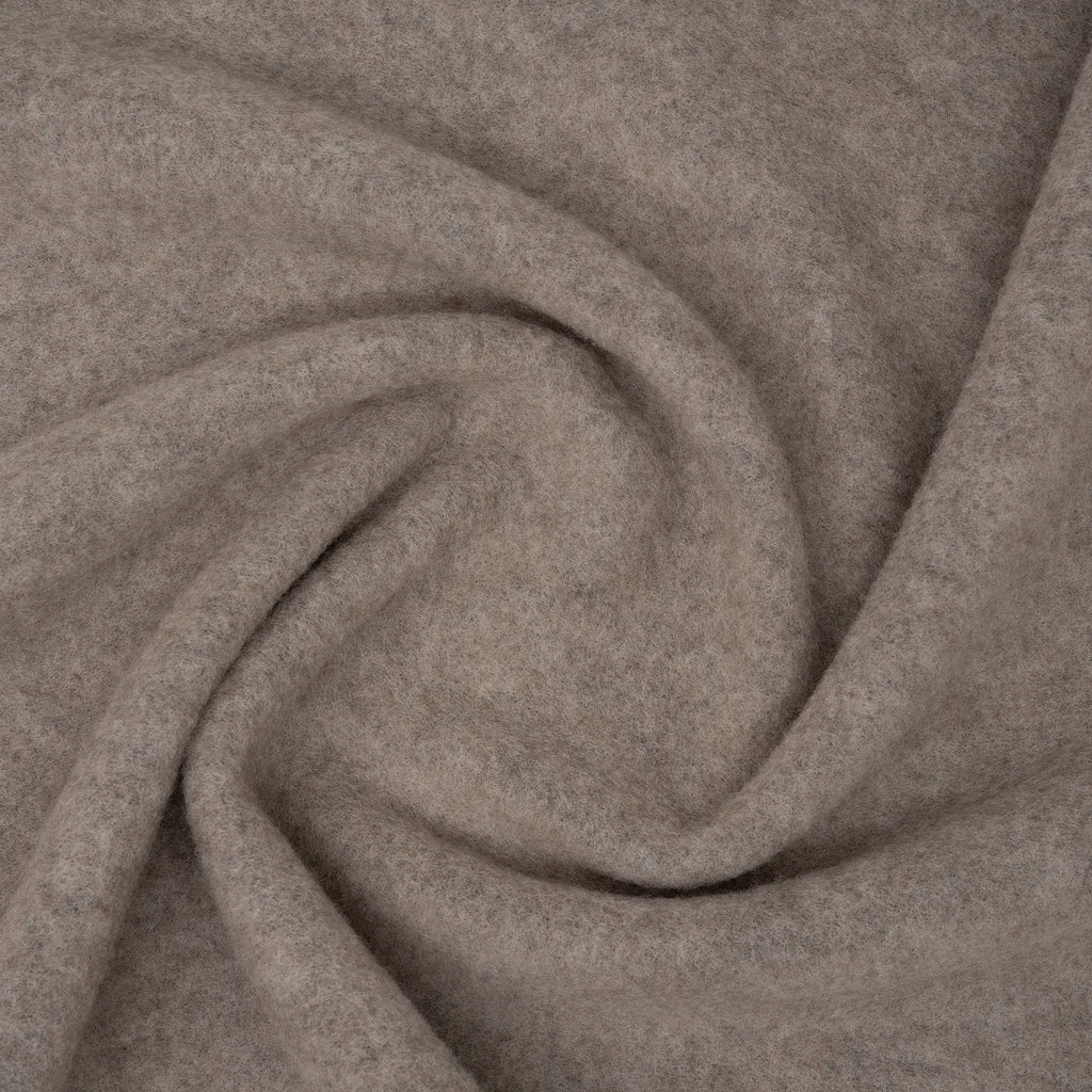 Bio Merino Wollfleece Greige Melange