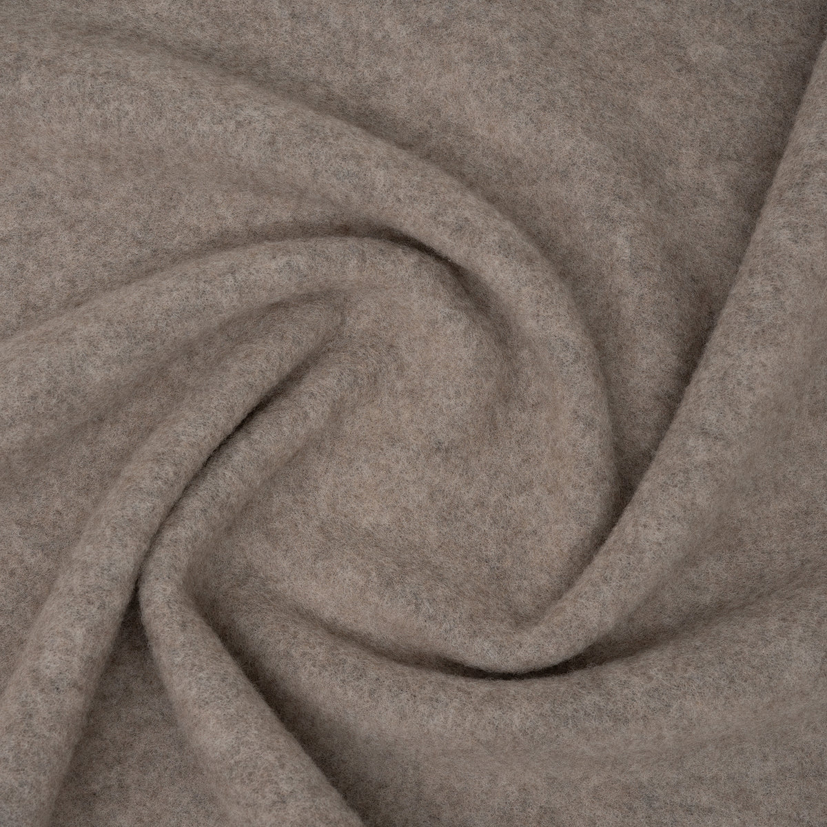 Bio Merino Wollfleece Greige Melange