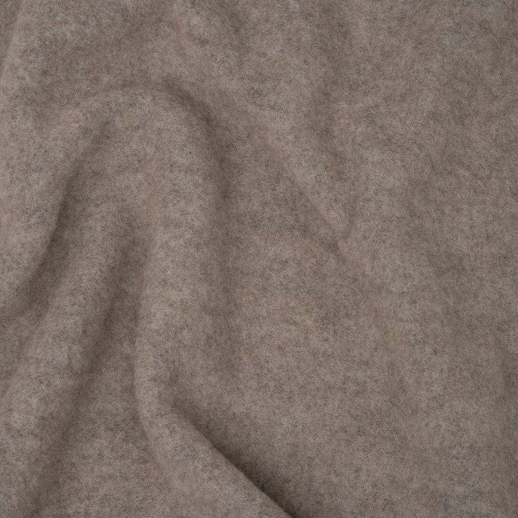 Bio Merino Wollfleece Greige Melange