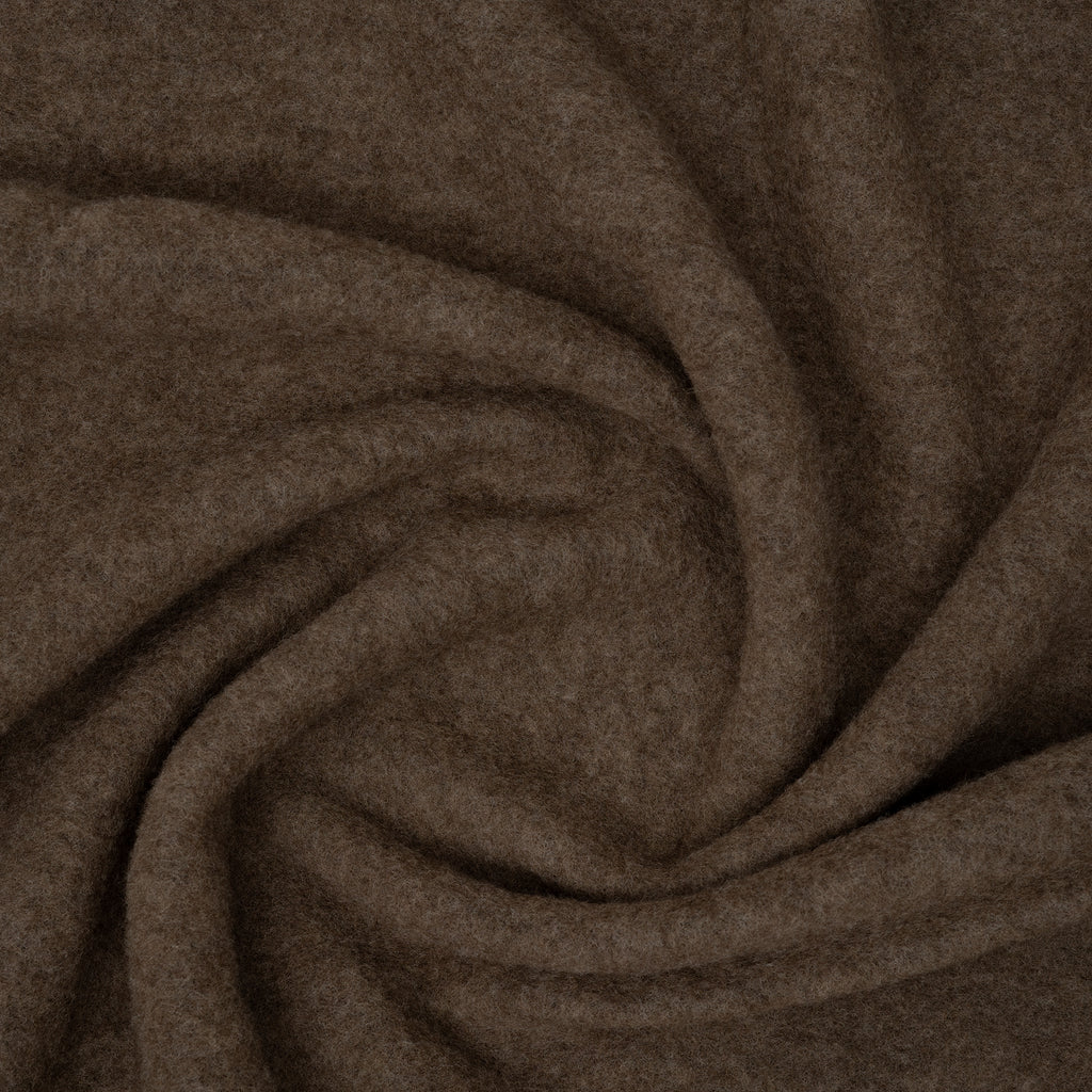Bio Merino Wollfleece Schokobraun Melange