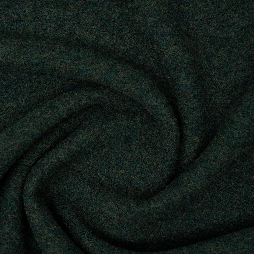 Bio Merino Wollfleece Tannengrün Melange
