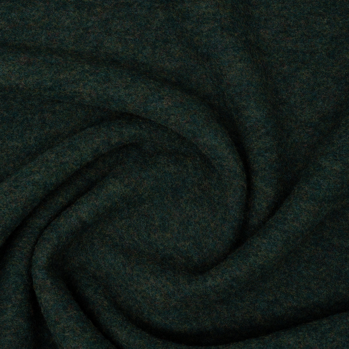 Bio Merino Wollfleece Tannengrün Melange