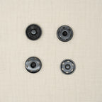 Bio Metalldruckknopf Schwarz (21 mm)