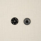 Bio Metalldruckknopf Schwarz (23 mm)