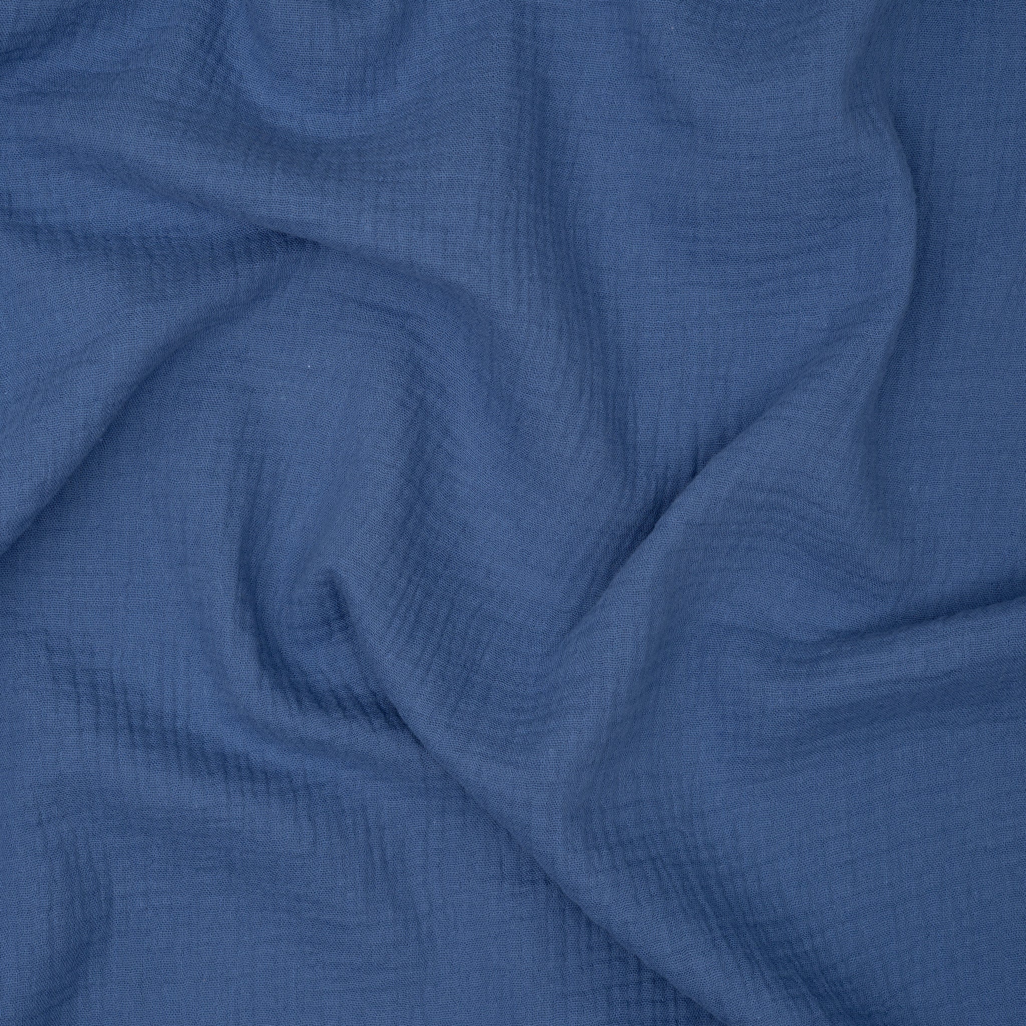 Bio Musselin Blau