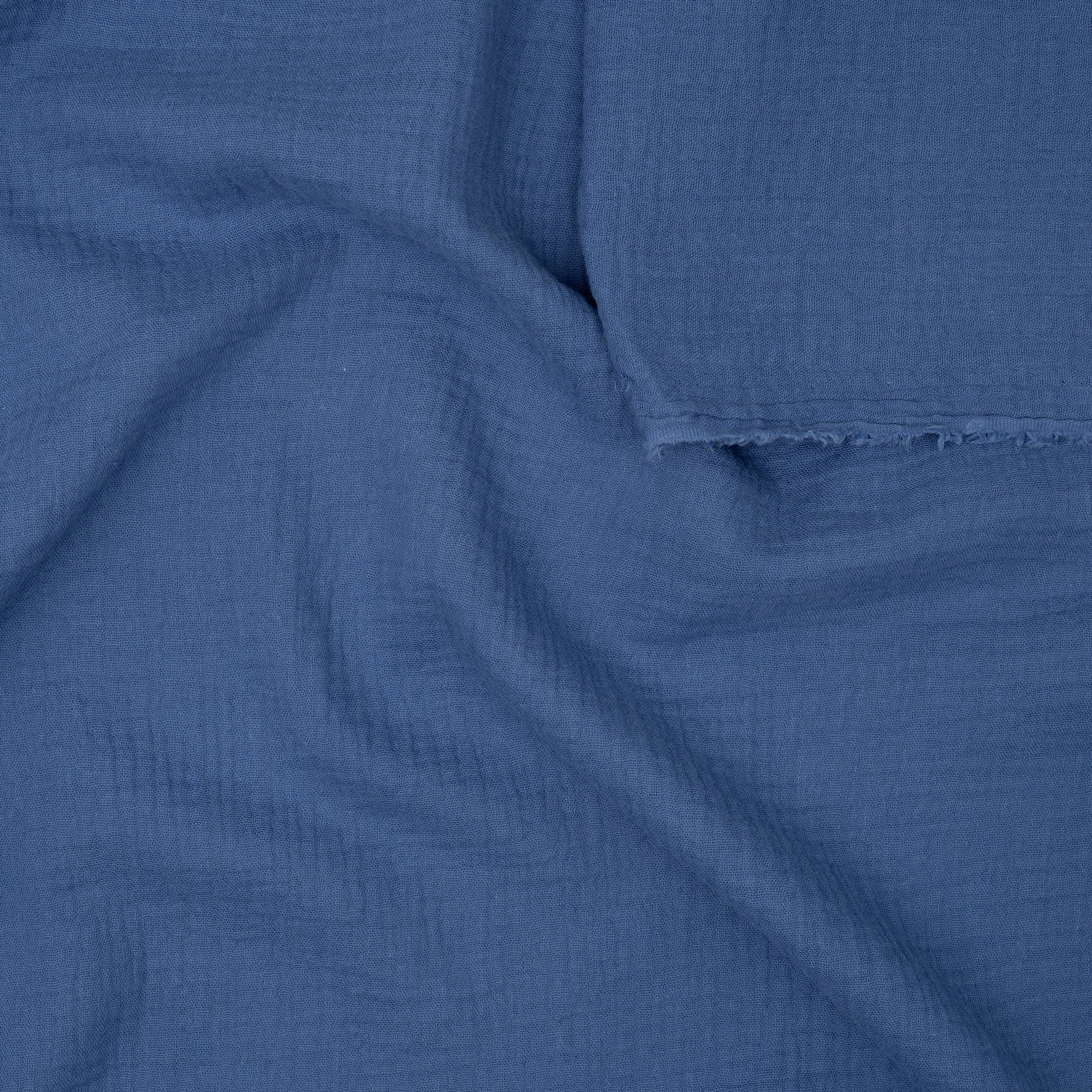 Bio Musselin Blau