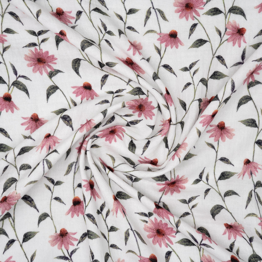Bio Musselin Blumenwiese Gebby | Stoffwerk