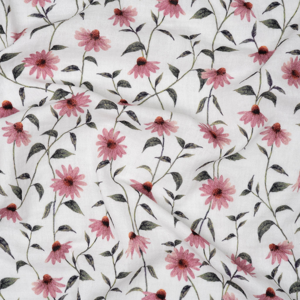 Bio Musselin Blumenwiese Gebby | Stoffwerk