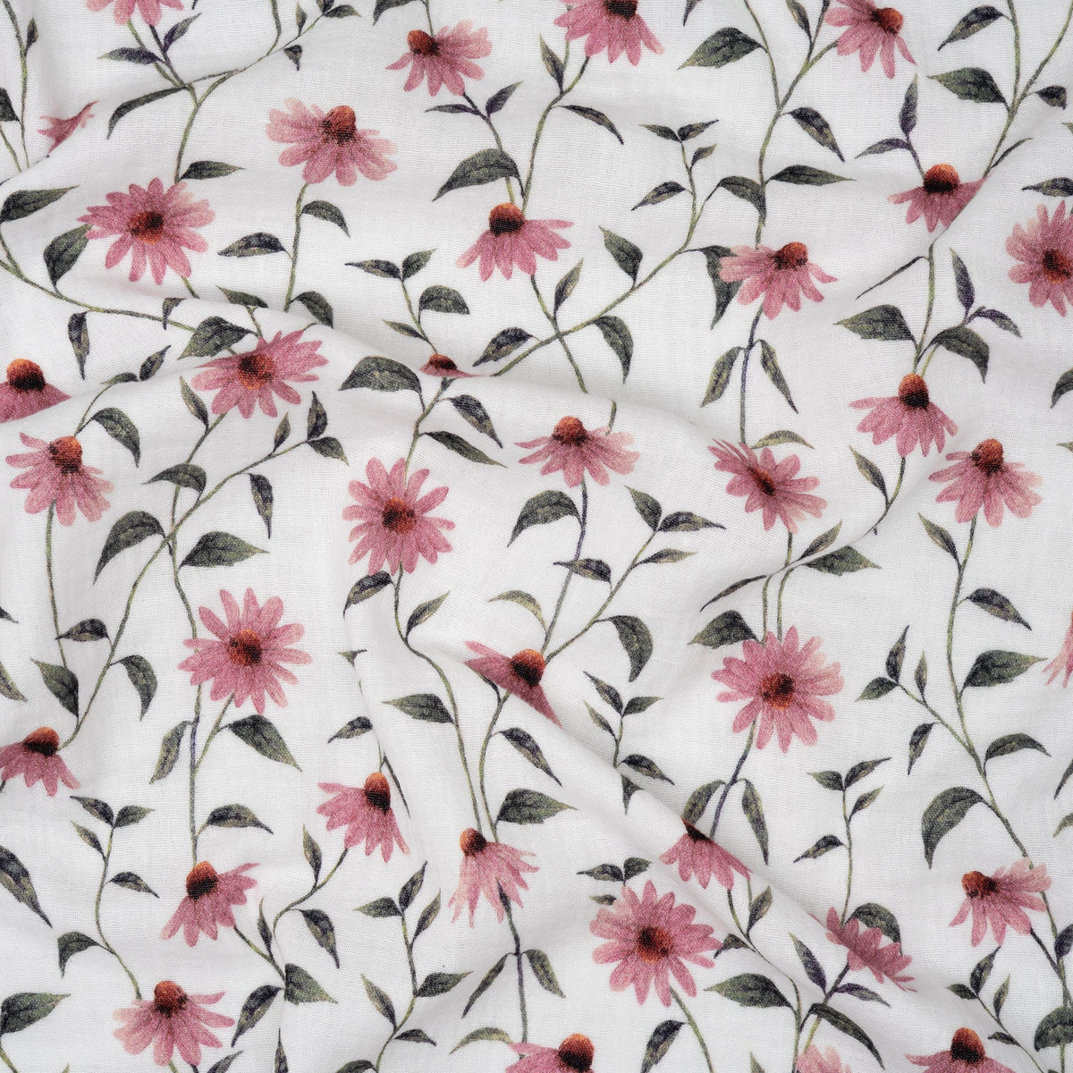 Bio Musselin Blumenwiese Gebby | Stoffwerk