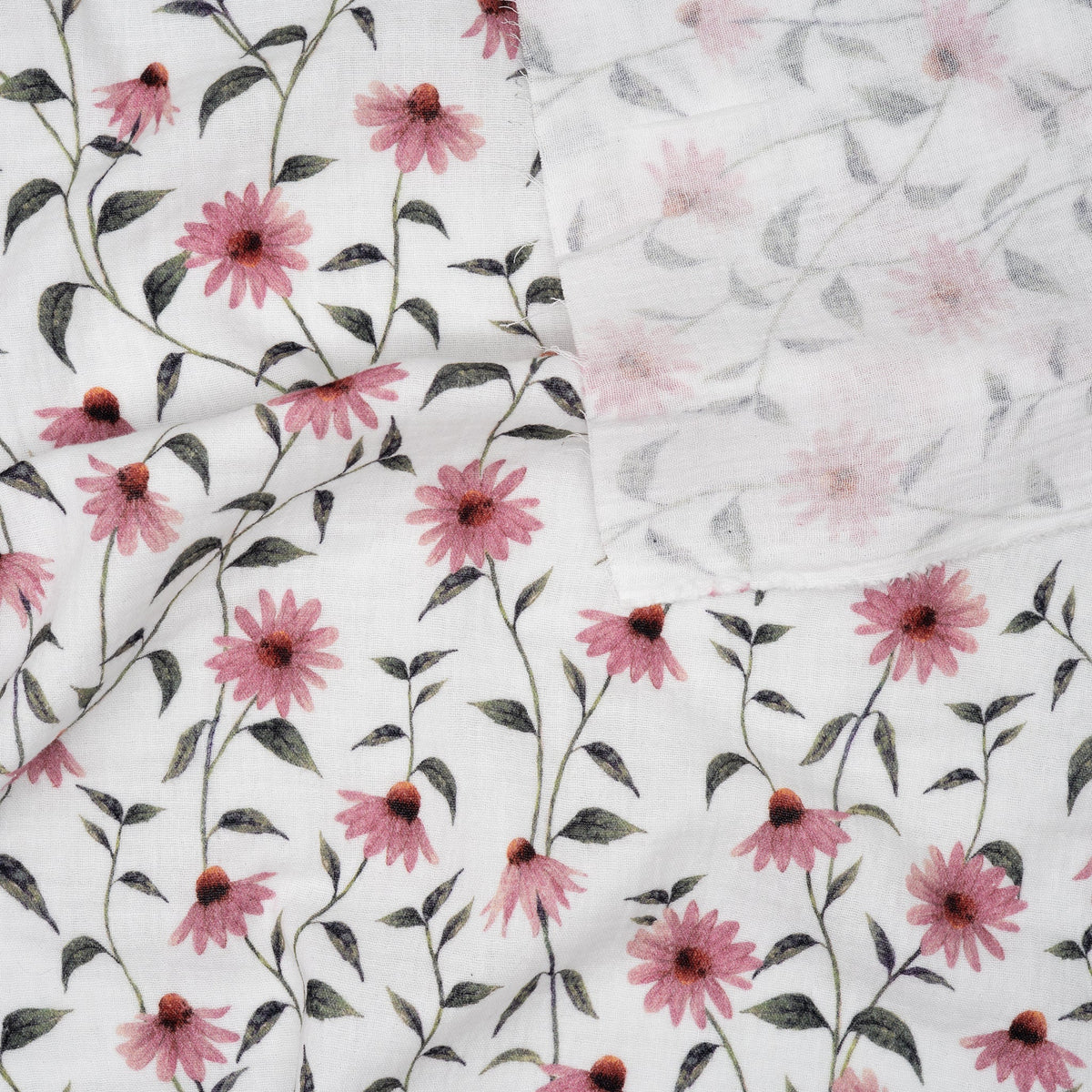 Bio Musselin Blumenwiese Gebby | Stoffwerk