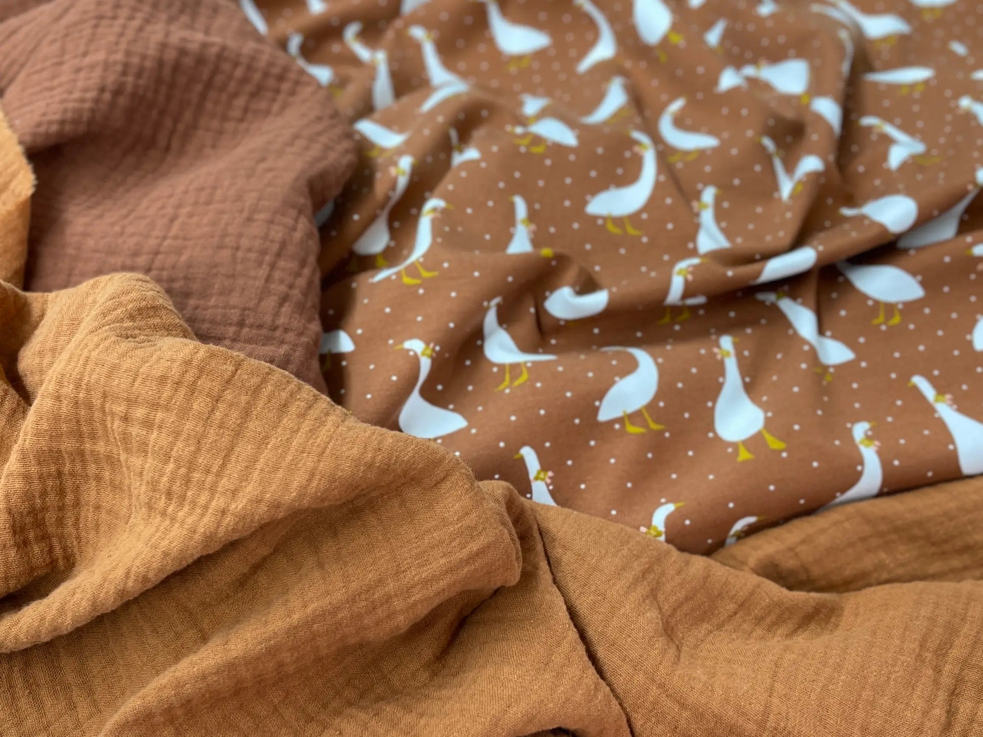 Bio Musselin cognac