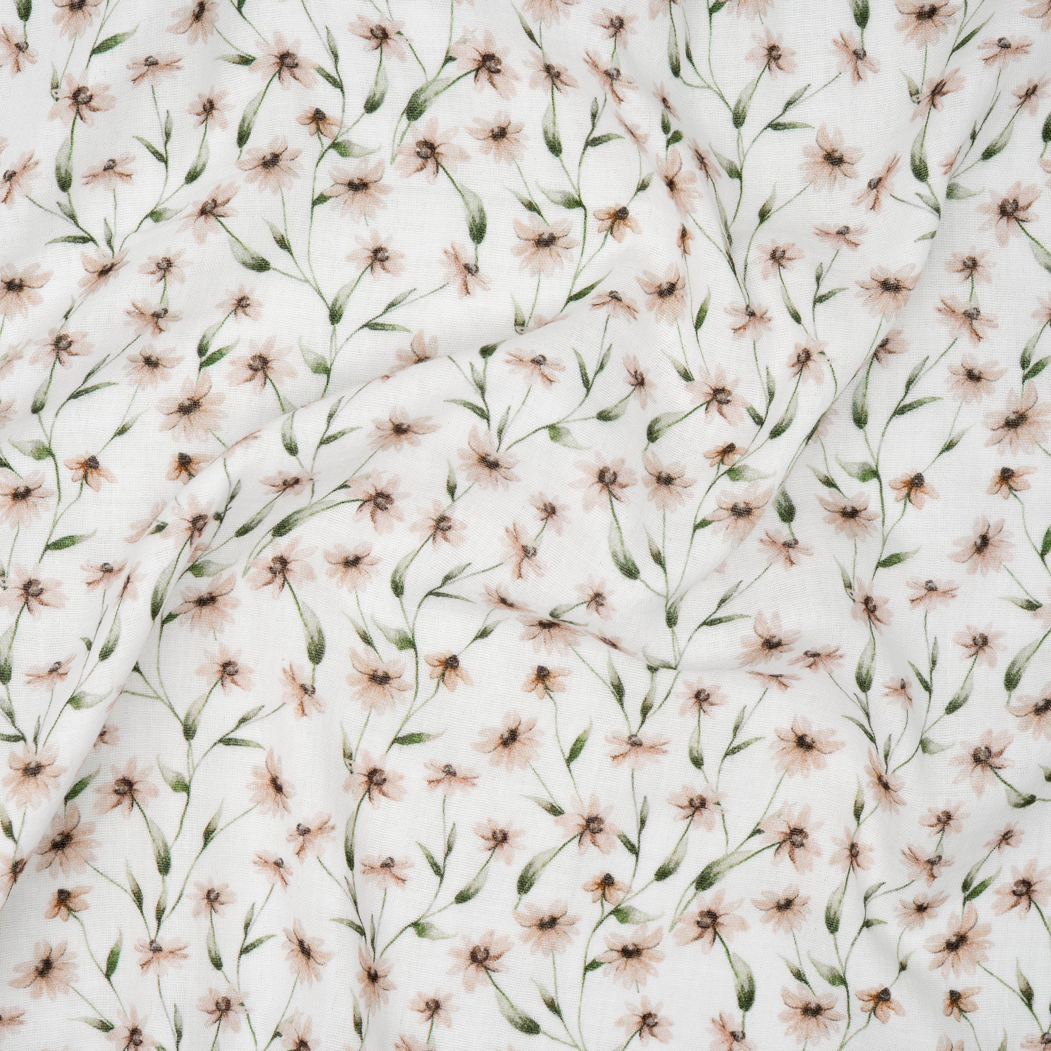 Bio Musselin Digitals Flowers | Stoffwerk