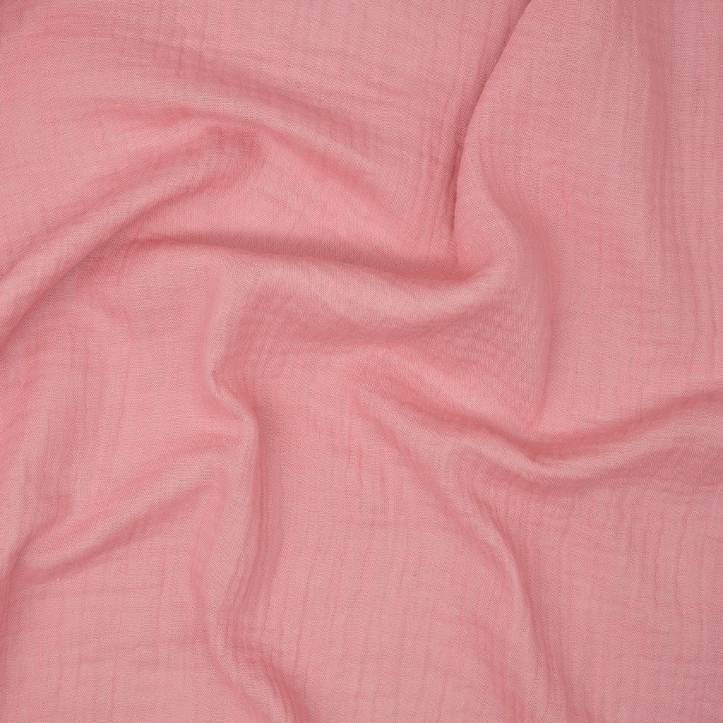 Bio Musselin Doppelseitig Rosa Hellgrau