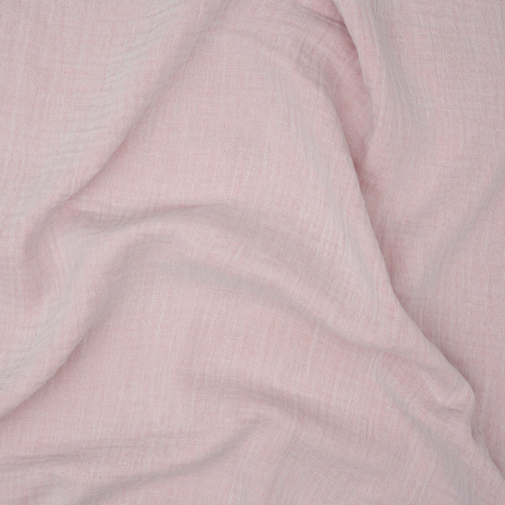 Bio Musselin Doppelseitig Rosa Hellgrau
