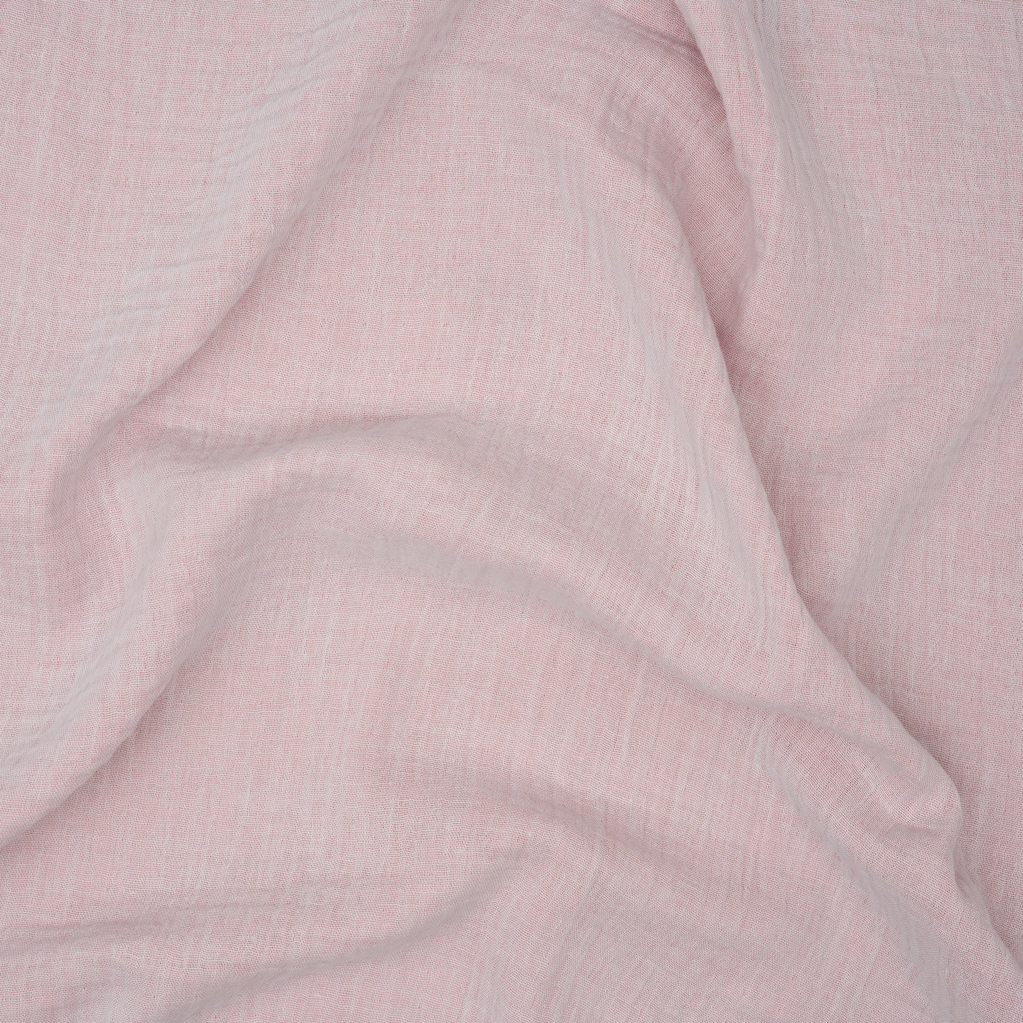 Bio Musselin Doppelseitig Rosa Hellgrau